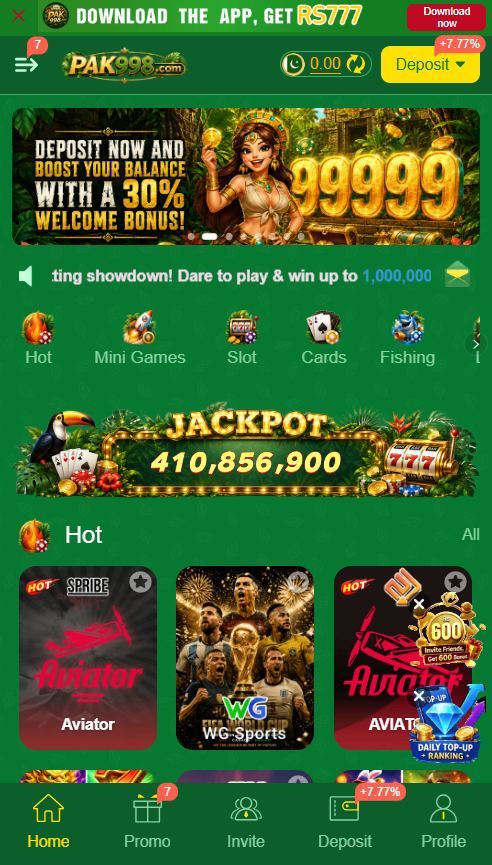 Pak998 Game-Homepage